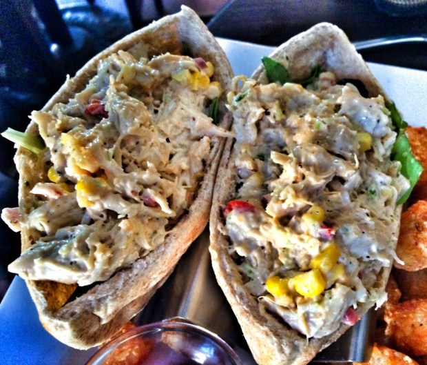 Tuna Salad Stuffed Pita