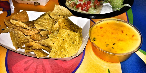 Chips and Fiesta Queso Dip
