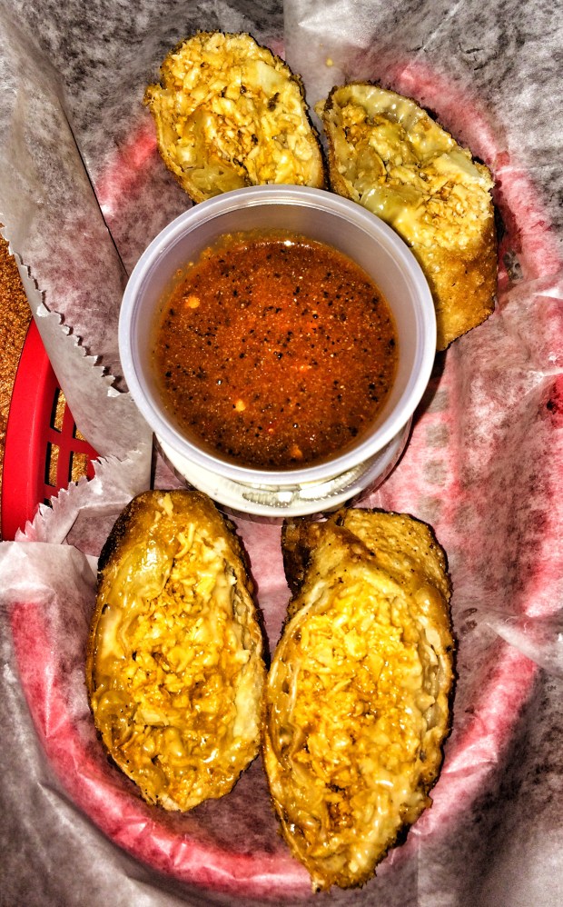 Buffalo Chicken Cheesesteak Eggrolls.