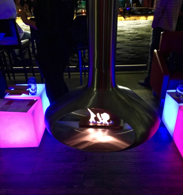 Suspended Fireplace