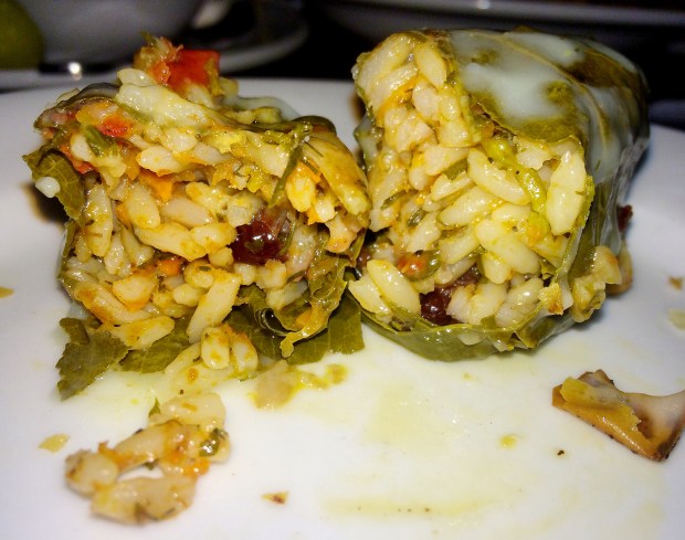 Inside Dolmades
