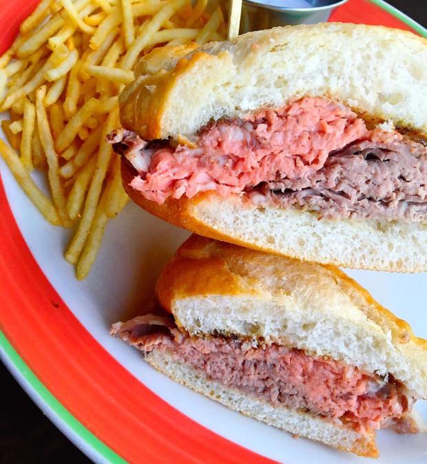 Famous French Dip Sandwich