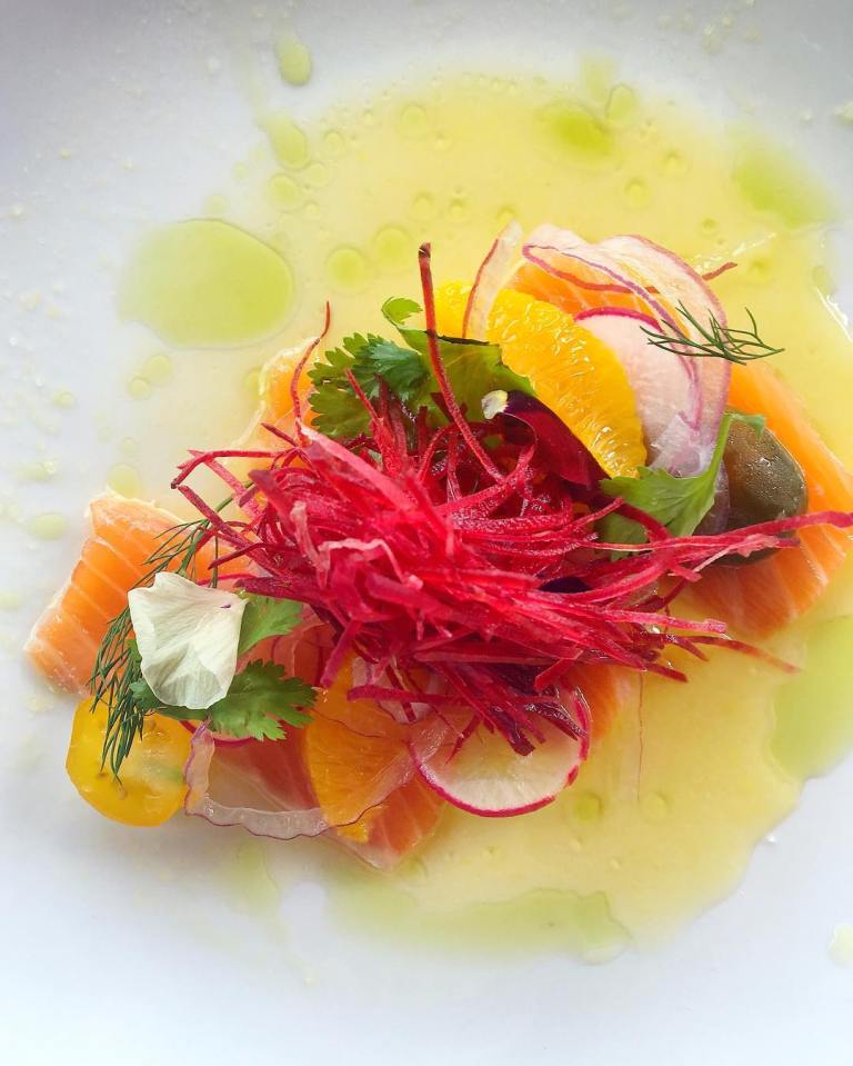 Scottish Salmon Crudo