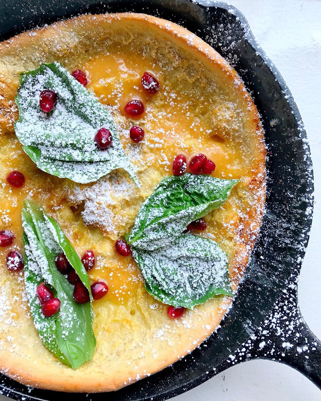 Grapefruit Pomegranate Dutch Baby