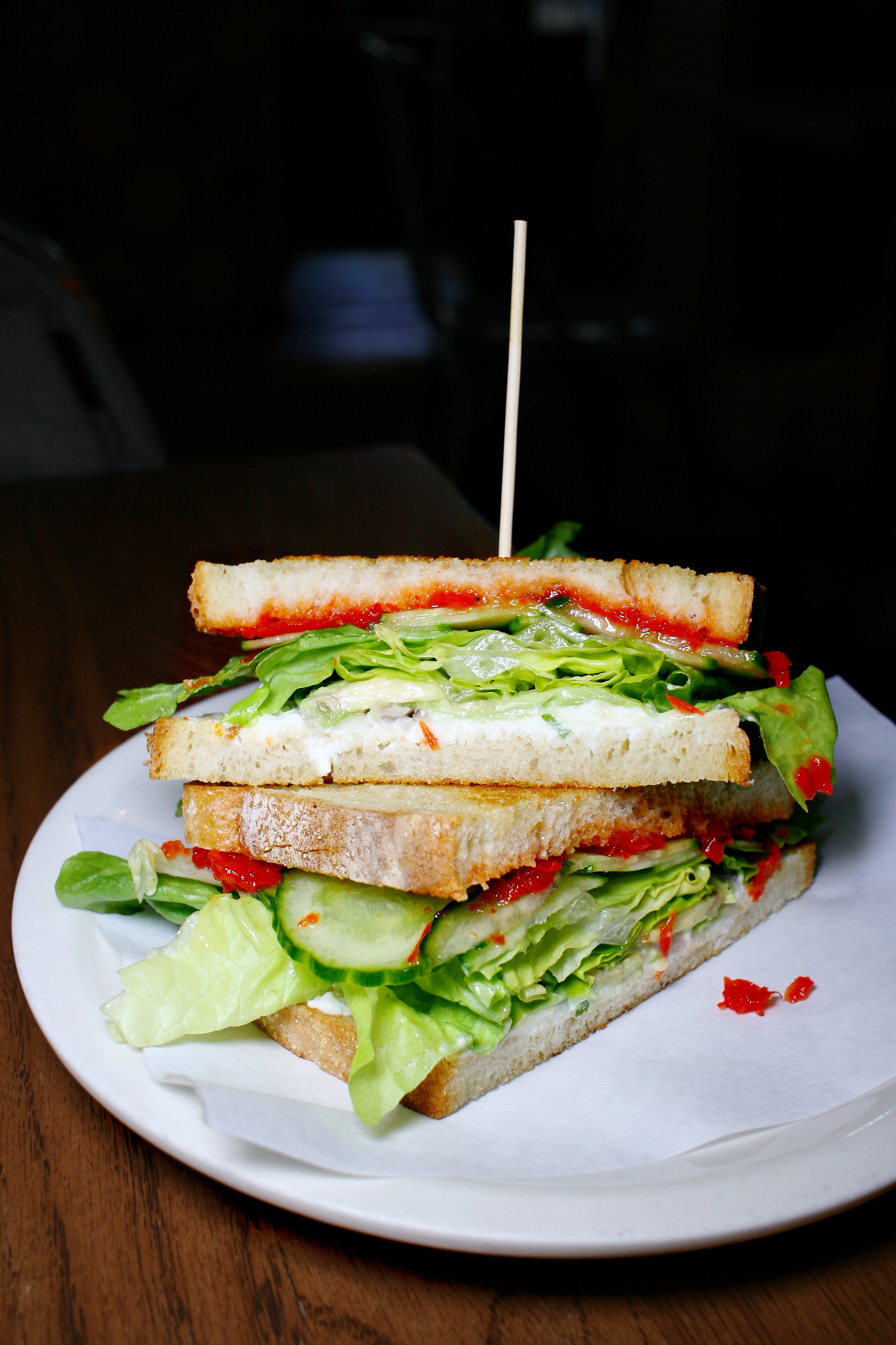 Cucumber & Avocado Sandwich