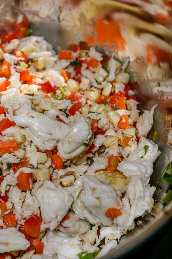 Crab and Vegetable Mixture